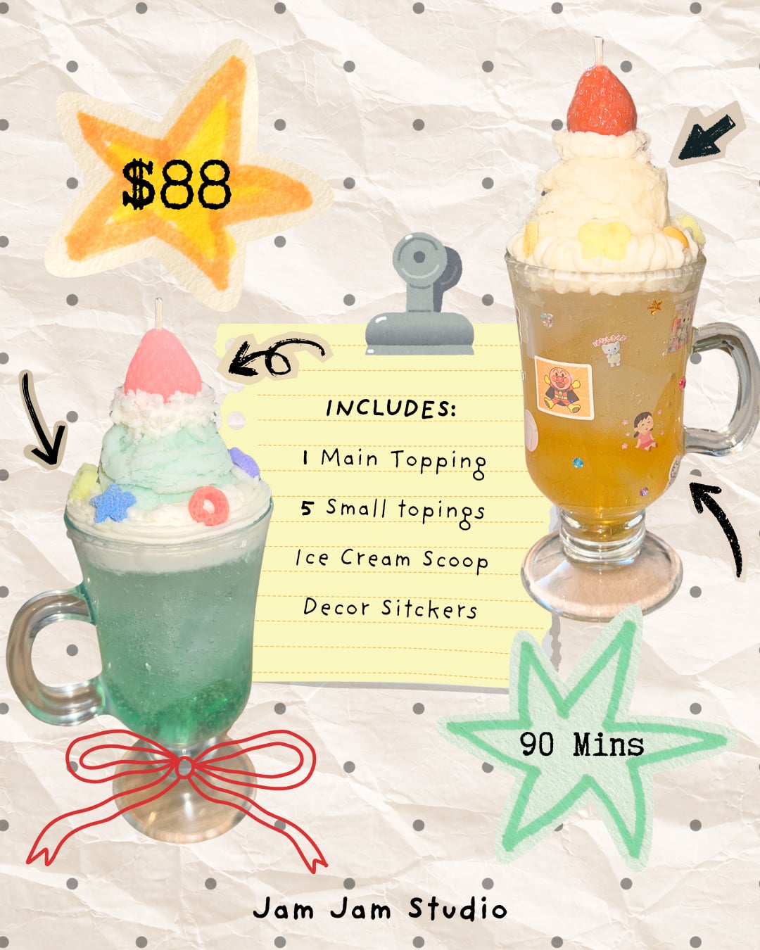 Parfait Candle Workshop Deposit ($40/Person)