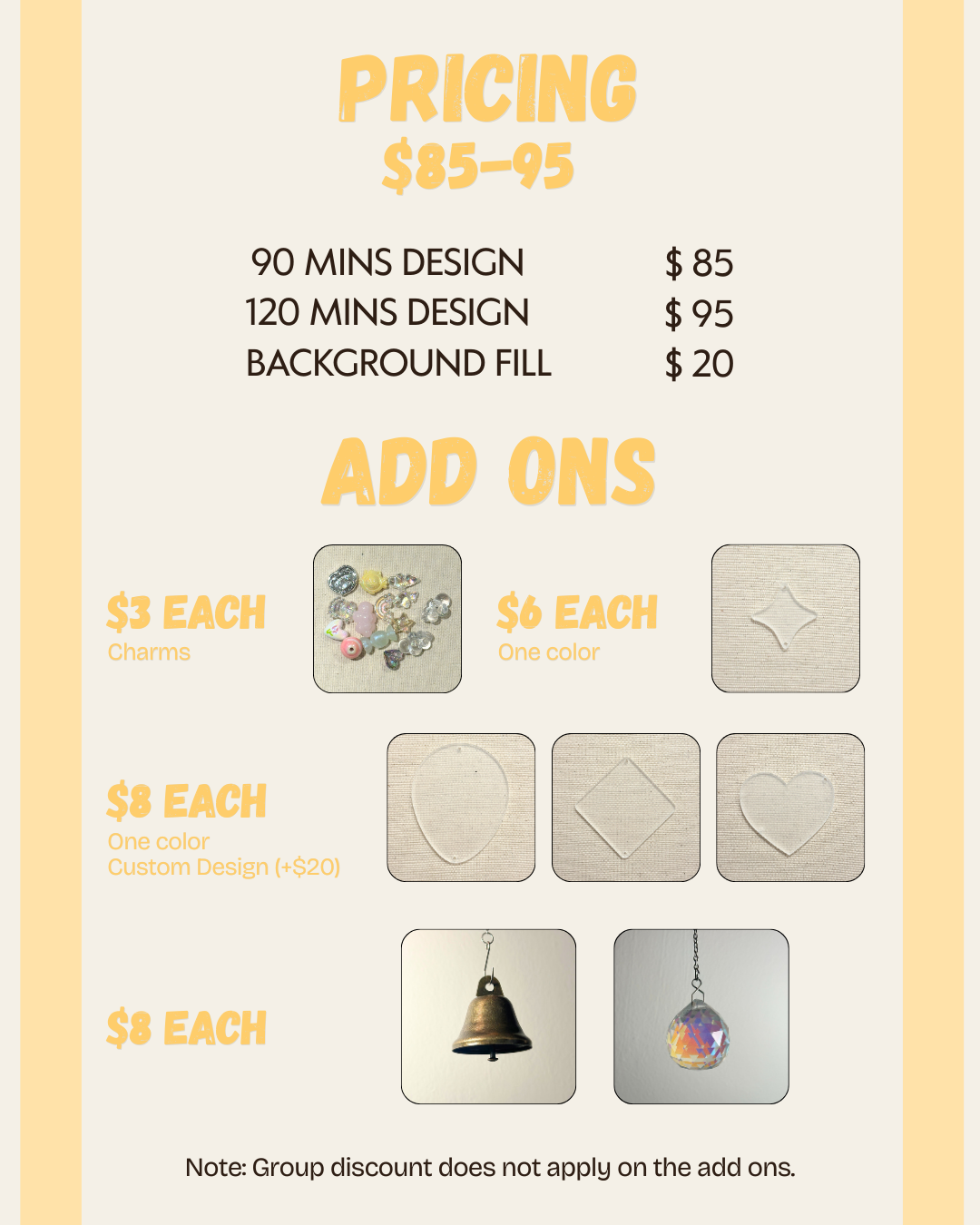 KGAD Suncatcher Booking Deposit ($30/Person)