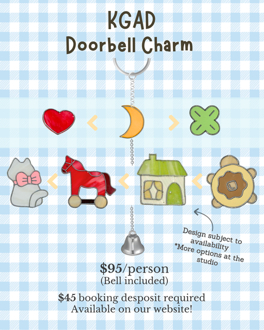 KGAD Doorbell Charm Booking Deposit ($45/Person)